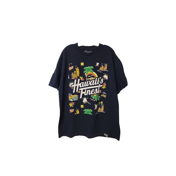 Hawaii Finest 2018 Tee Men XL Black Multicolor Collectible - Picture 1 of 4